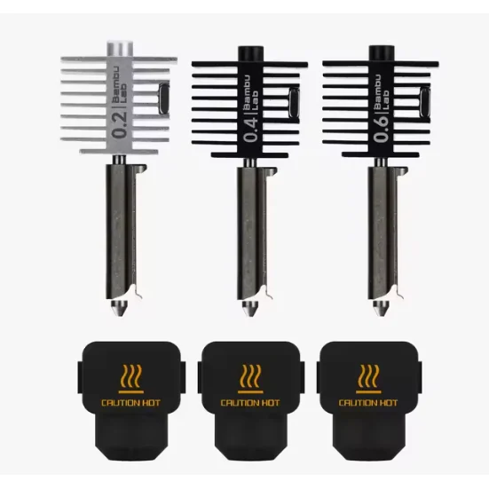 Kit de bicos (hotends) Bambu Lab 0,2 / 0,4 / 0,6 mm
